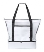 Пазарска хладилна чанта Pattel RPET бяла