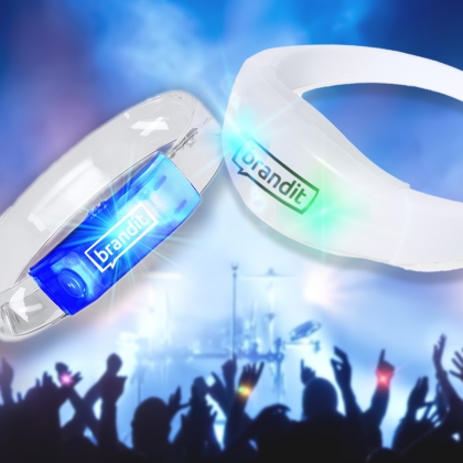 Силиконови LED гривни