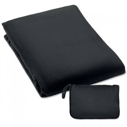 Комплект 2 в 1 поларено одеяло в специална торбичка