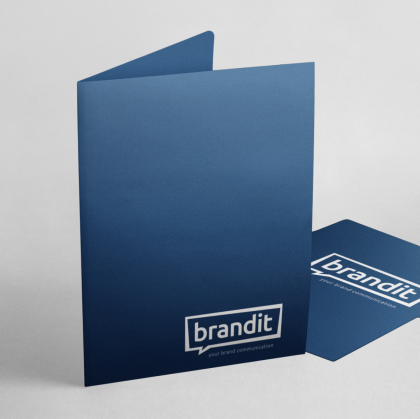 Картонена папка с лого