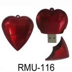 USB flash памет сърце