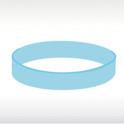 Светло сини силиконови гривни